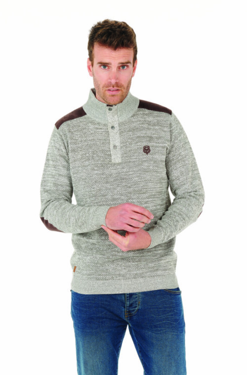 Pull homme hiver. Pull Double Col Empeic Velours