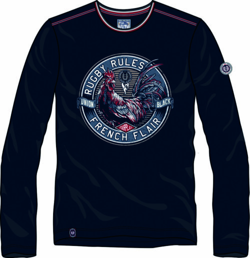 ML Rules T-Shirt. Long-sleeved t-shirt. Navy and black color.